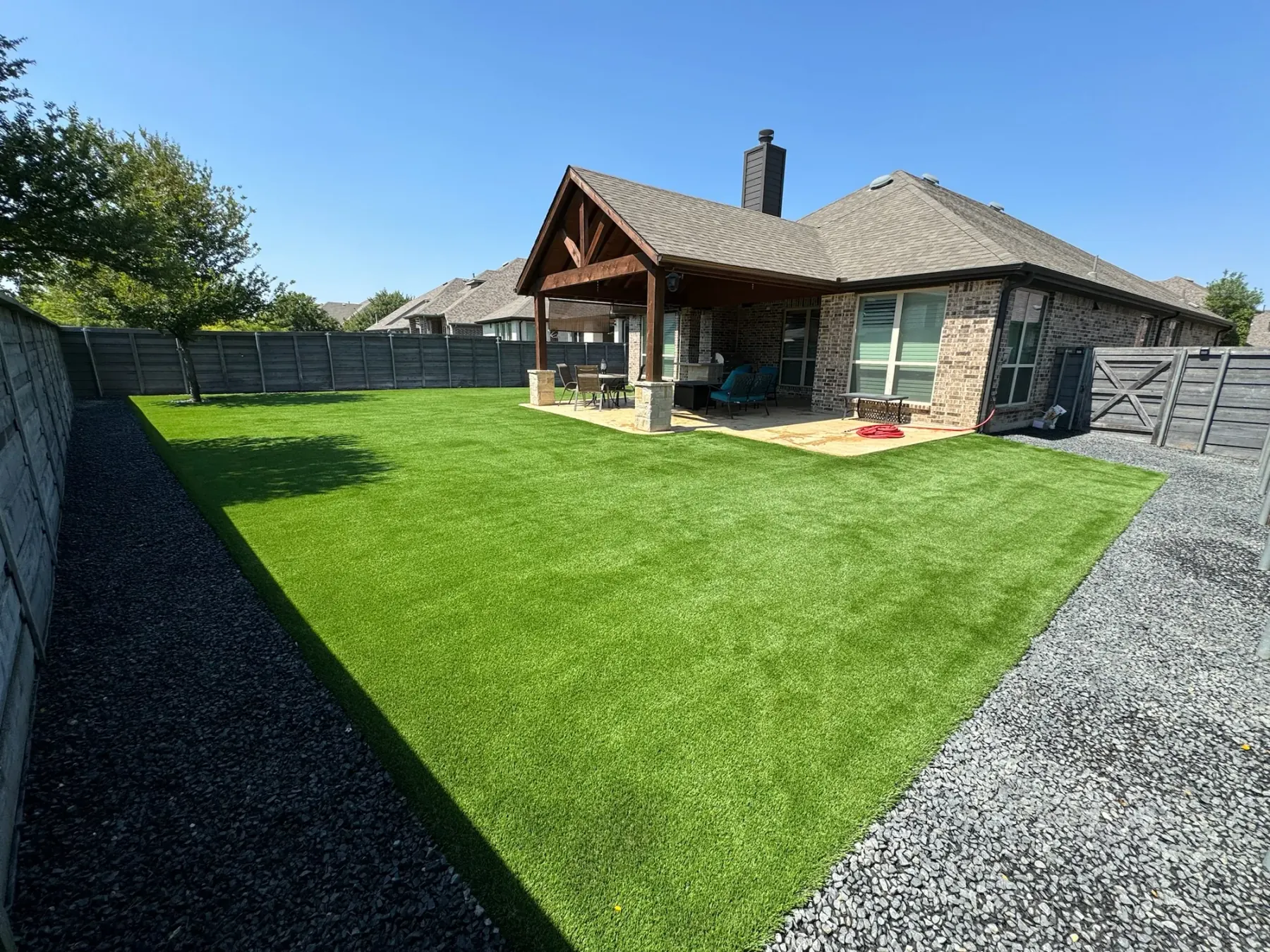 Landscape & Pet Turf project by Diamond Field Systems