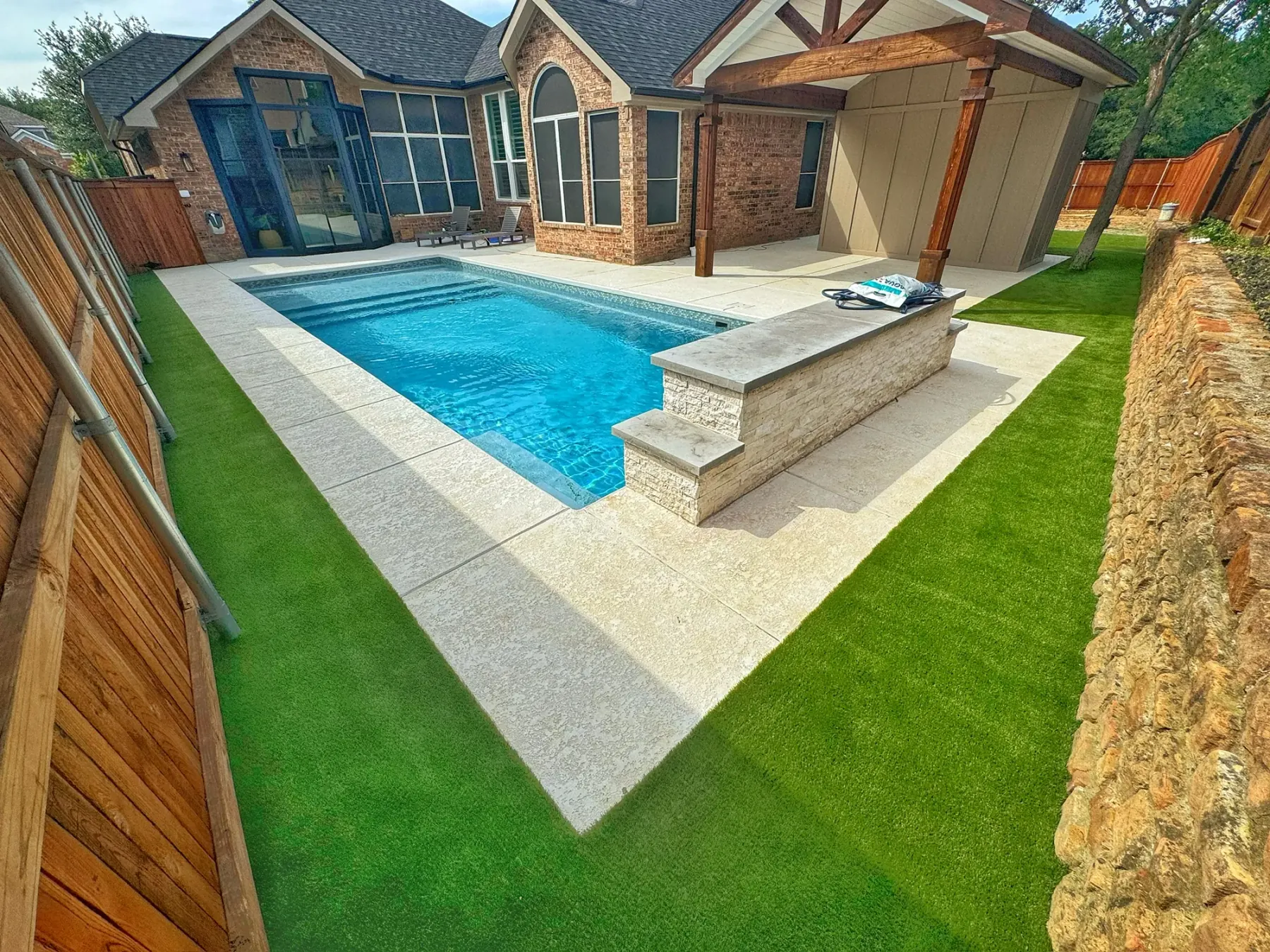 Landscape & Pet Turf project by Diamond Field Systems