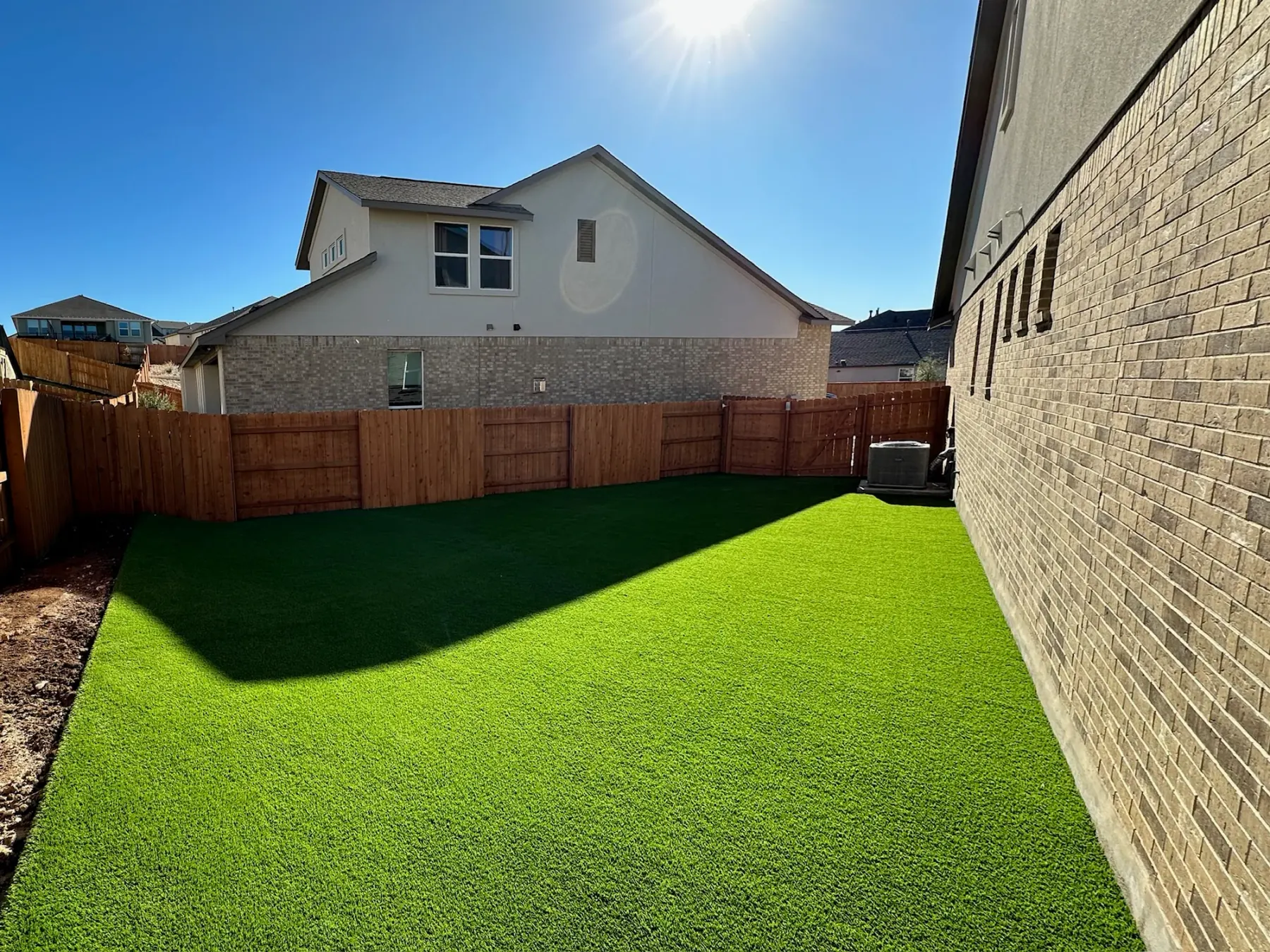 Landscape & Pet Turf project by Diamond Field Systems