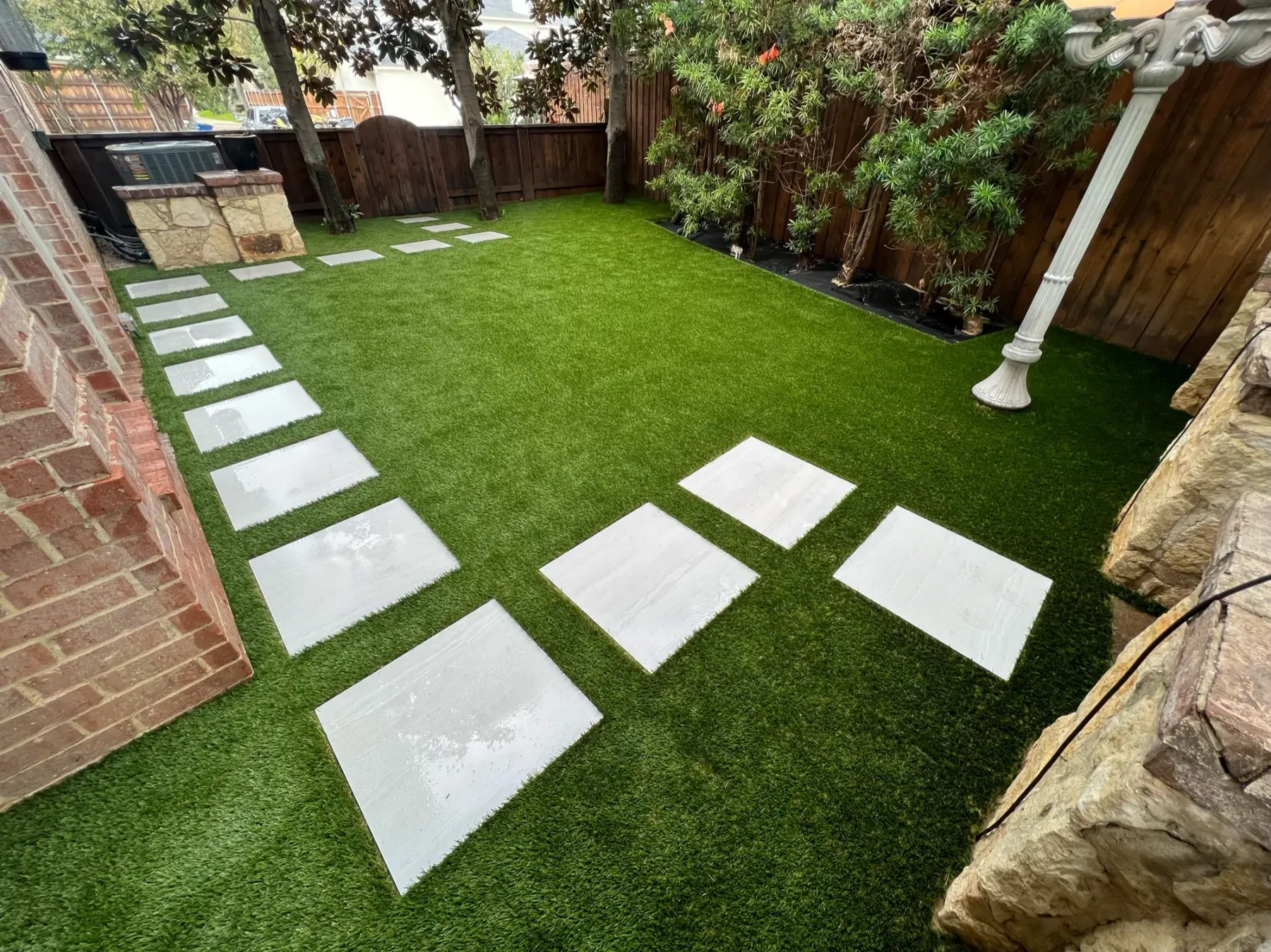 Landscape & Pet Turf project by Diamond Field Systems