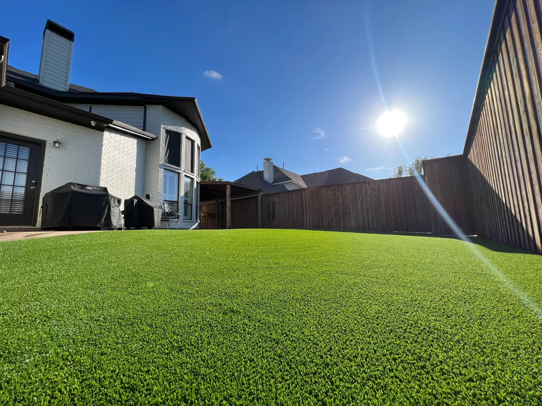 Landscape & Pet Turf project by Diamond Field Systems
