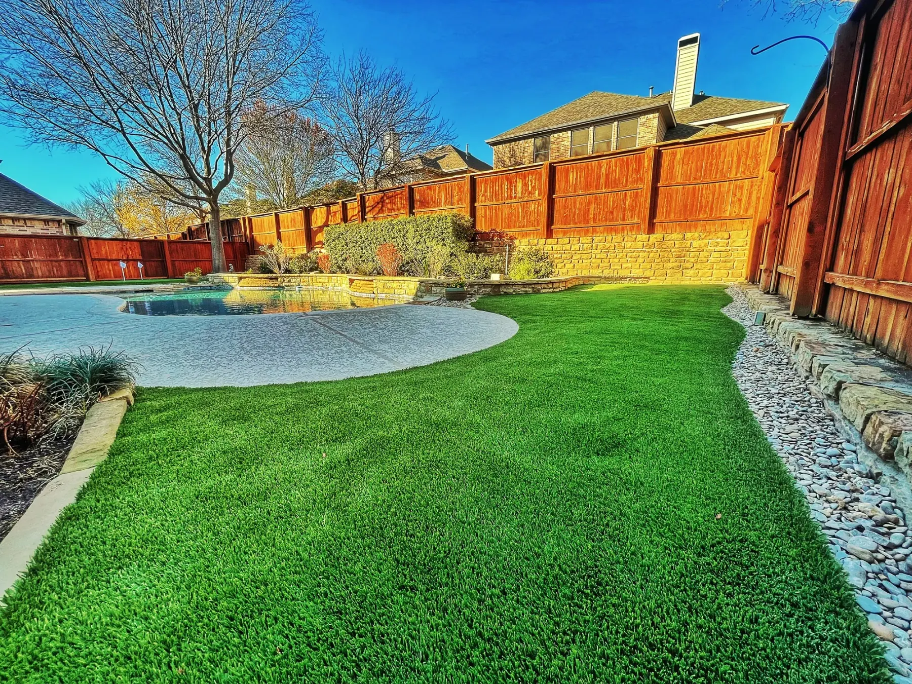 Landscape & Pet Turf project by Diamond Field Systems