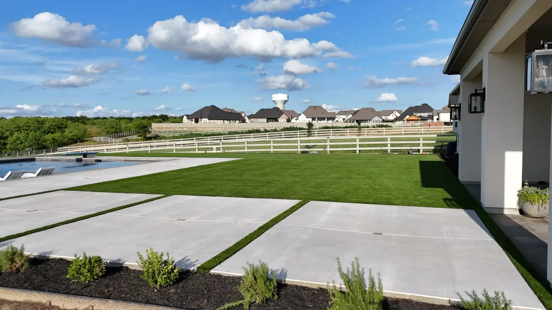 Landscape & Pet Turf project by Diamond Field Systems