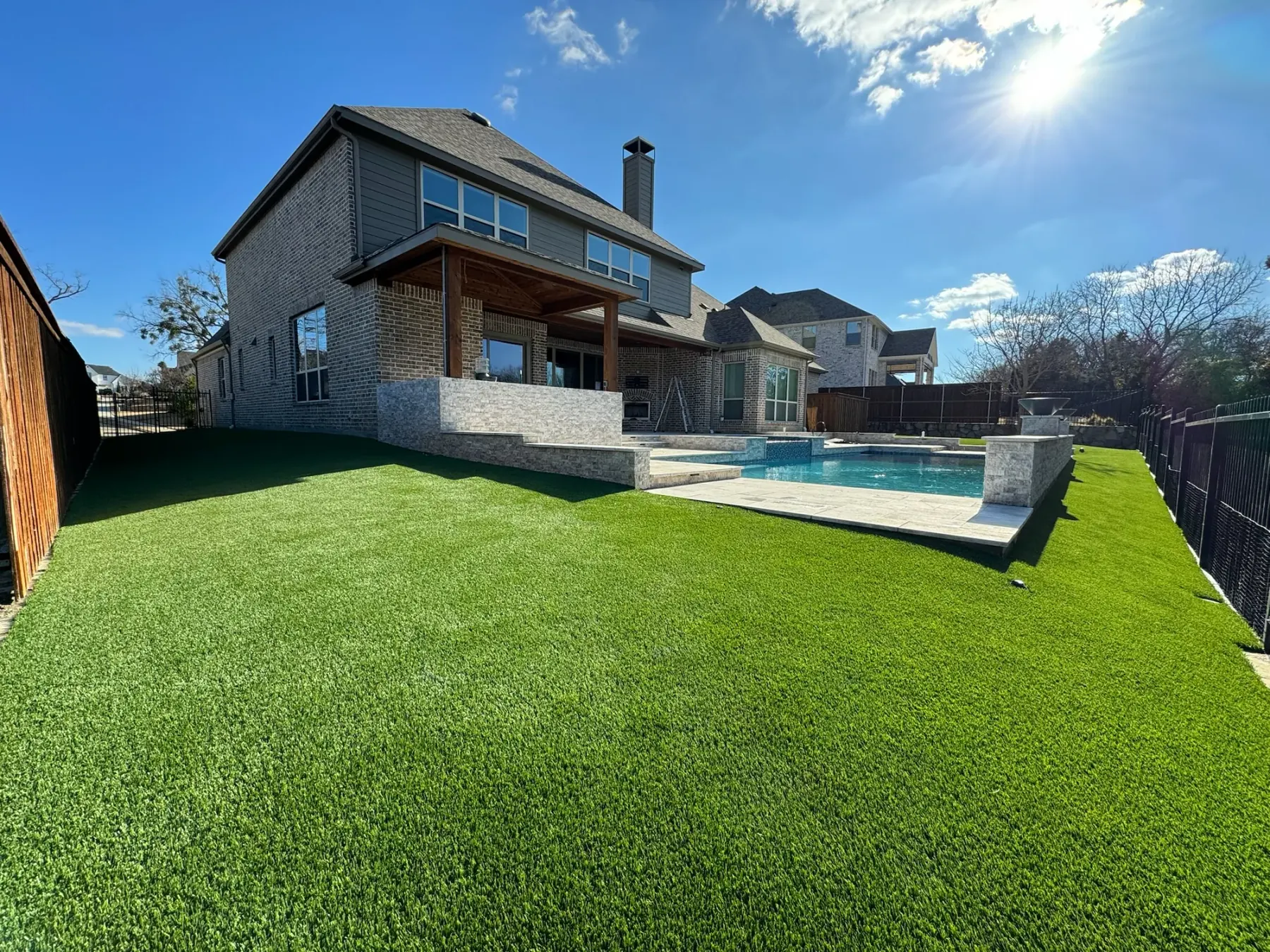 Landscape & Pet Turf project by Diamond Field Systems
