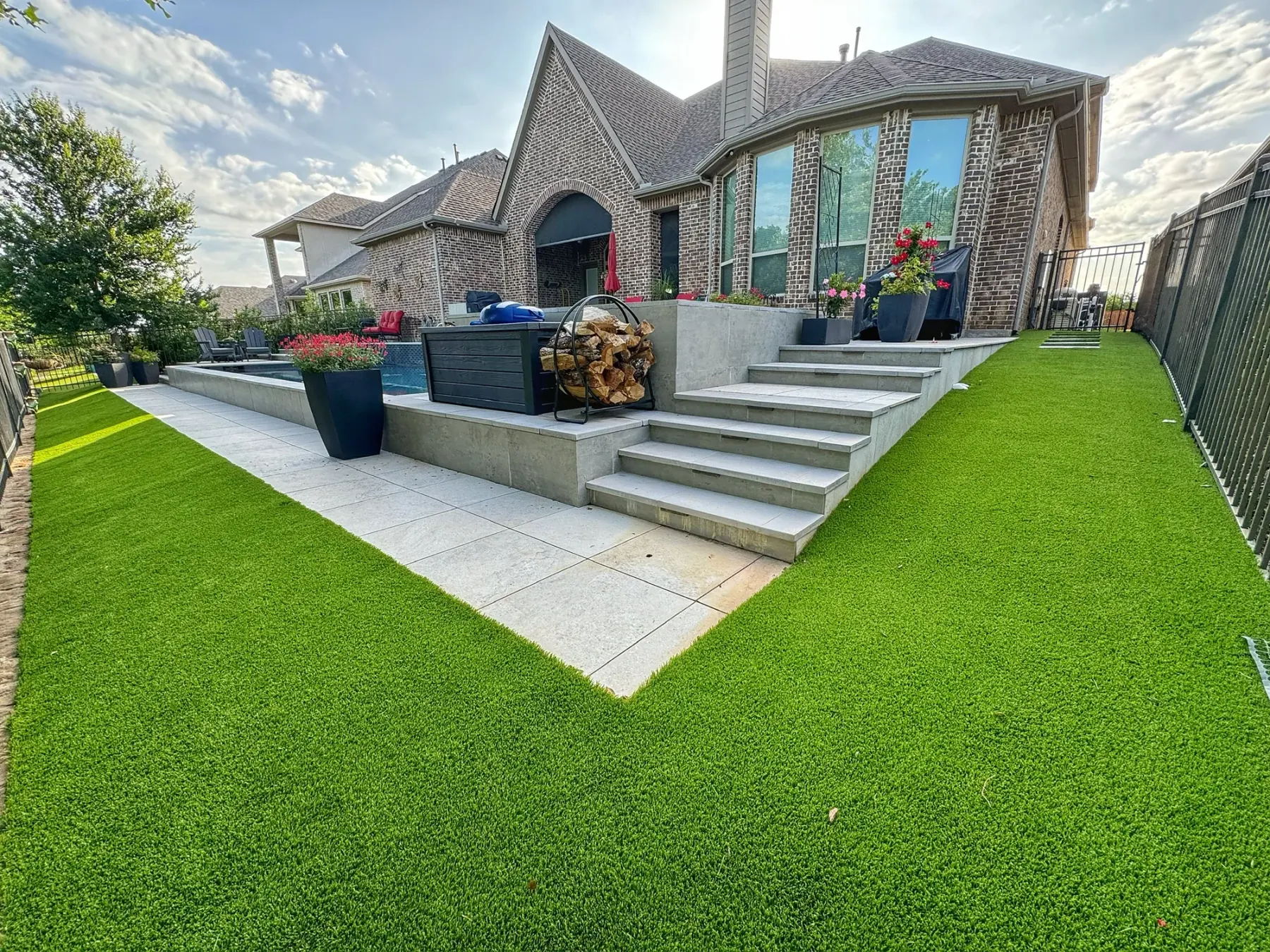 Landscape & Pet Turf project by Diamond Field Systems