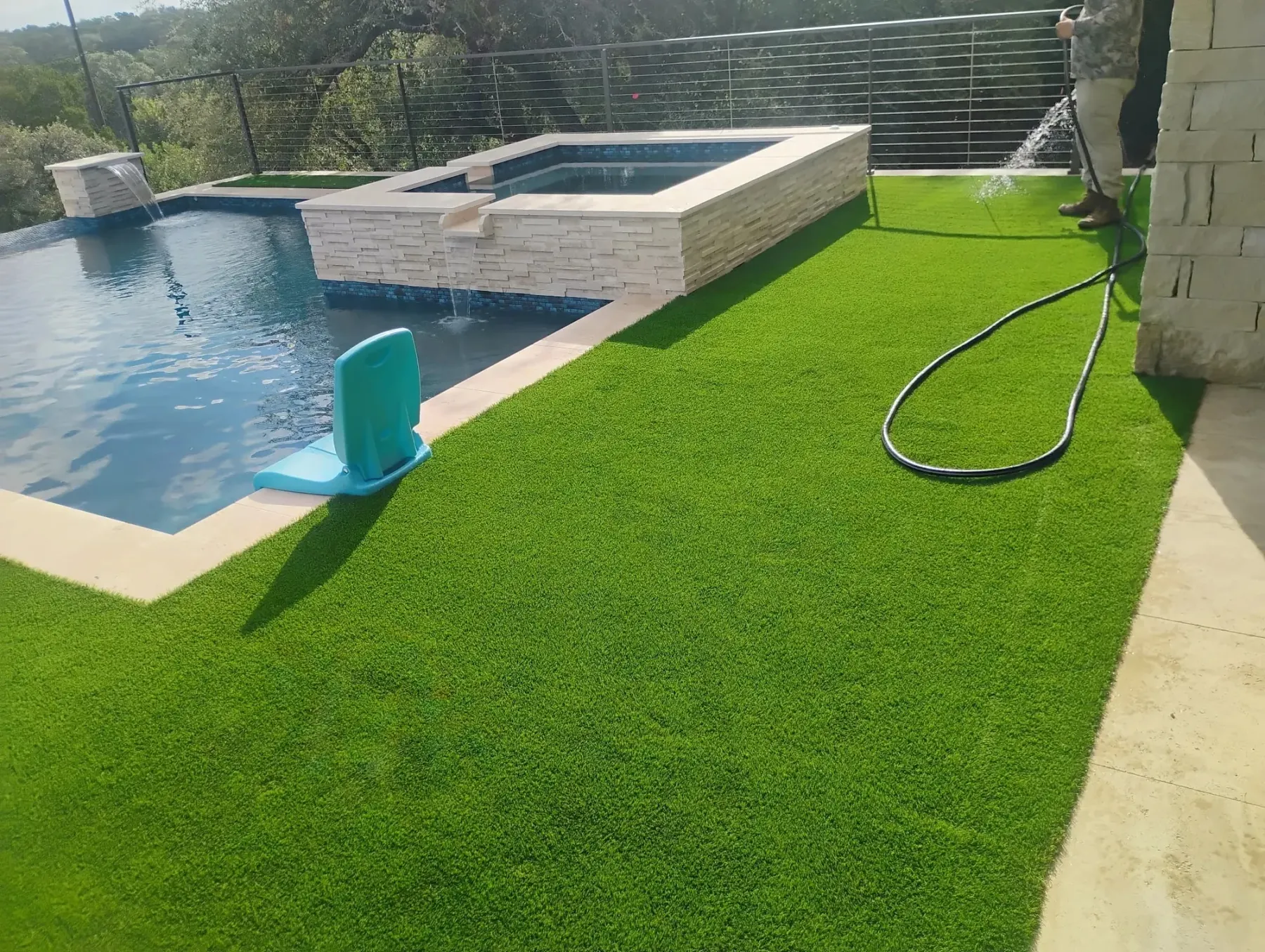 Landscape & Pet Turf project by Diamond Field Systems