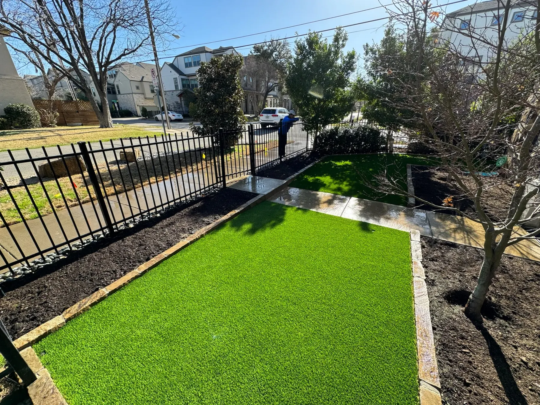 Landscape & Pet Turf project by Diamond Field Systems