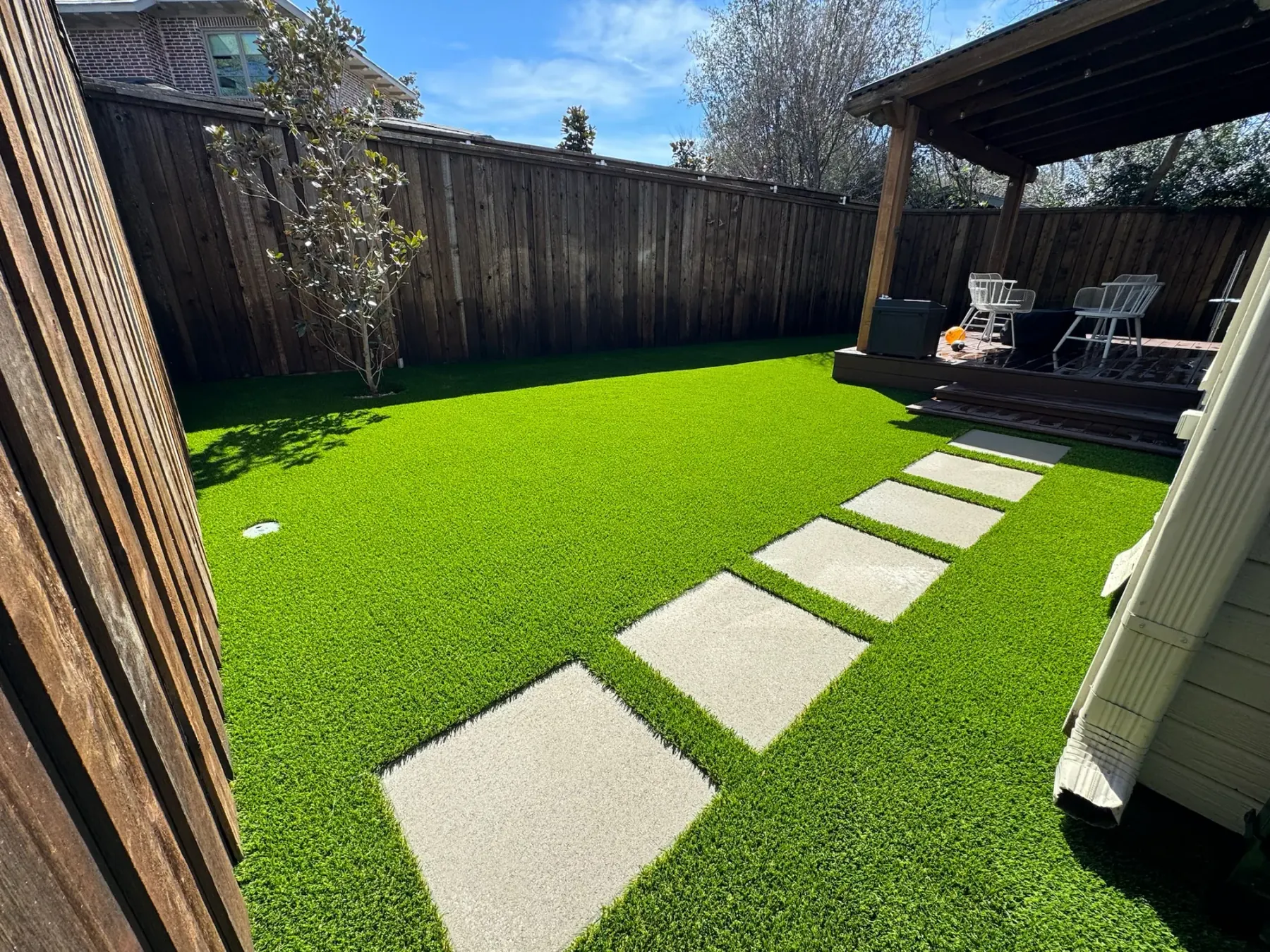 Landscape & Pet Turf project by Diamond Field Systems