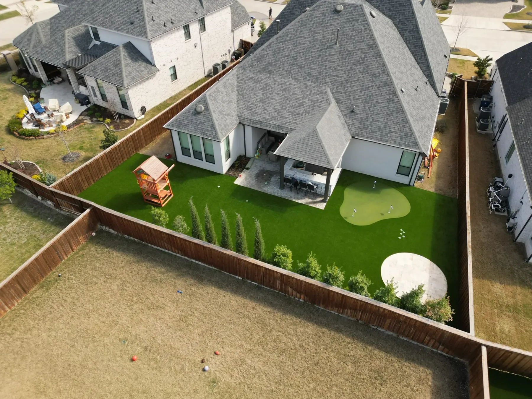 Landscape & Pet Turf project by Diamond Field Systems
