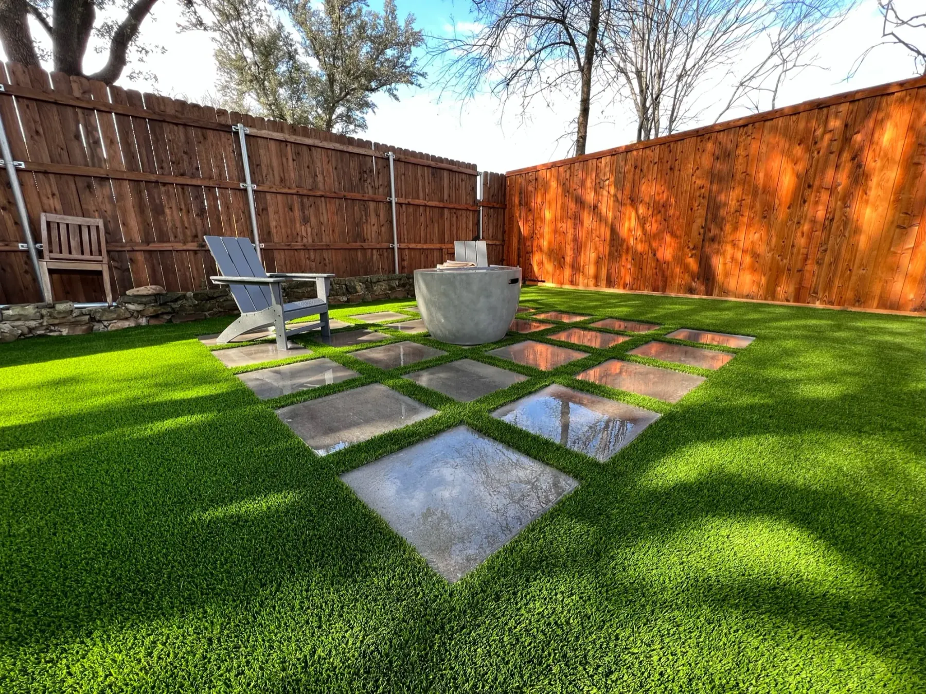 Landscape & Pet Turf project by Diamond Field Systems