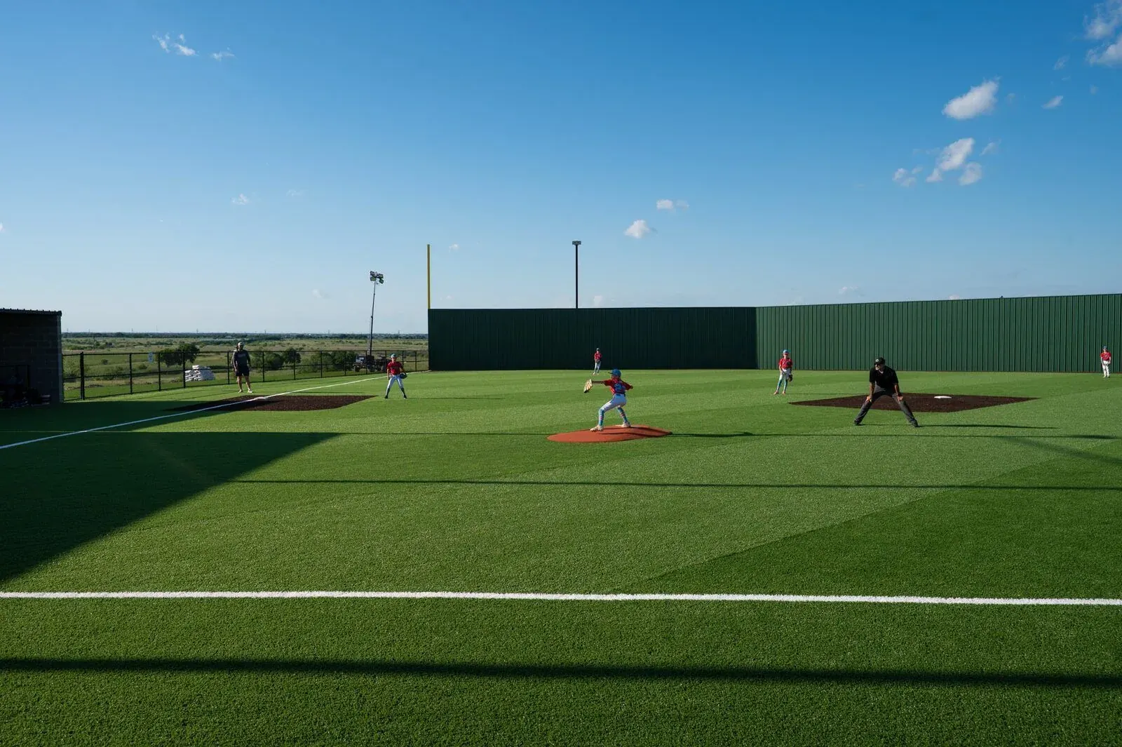 Sports Fields project by Diamond Field Systems