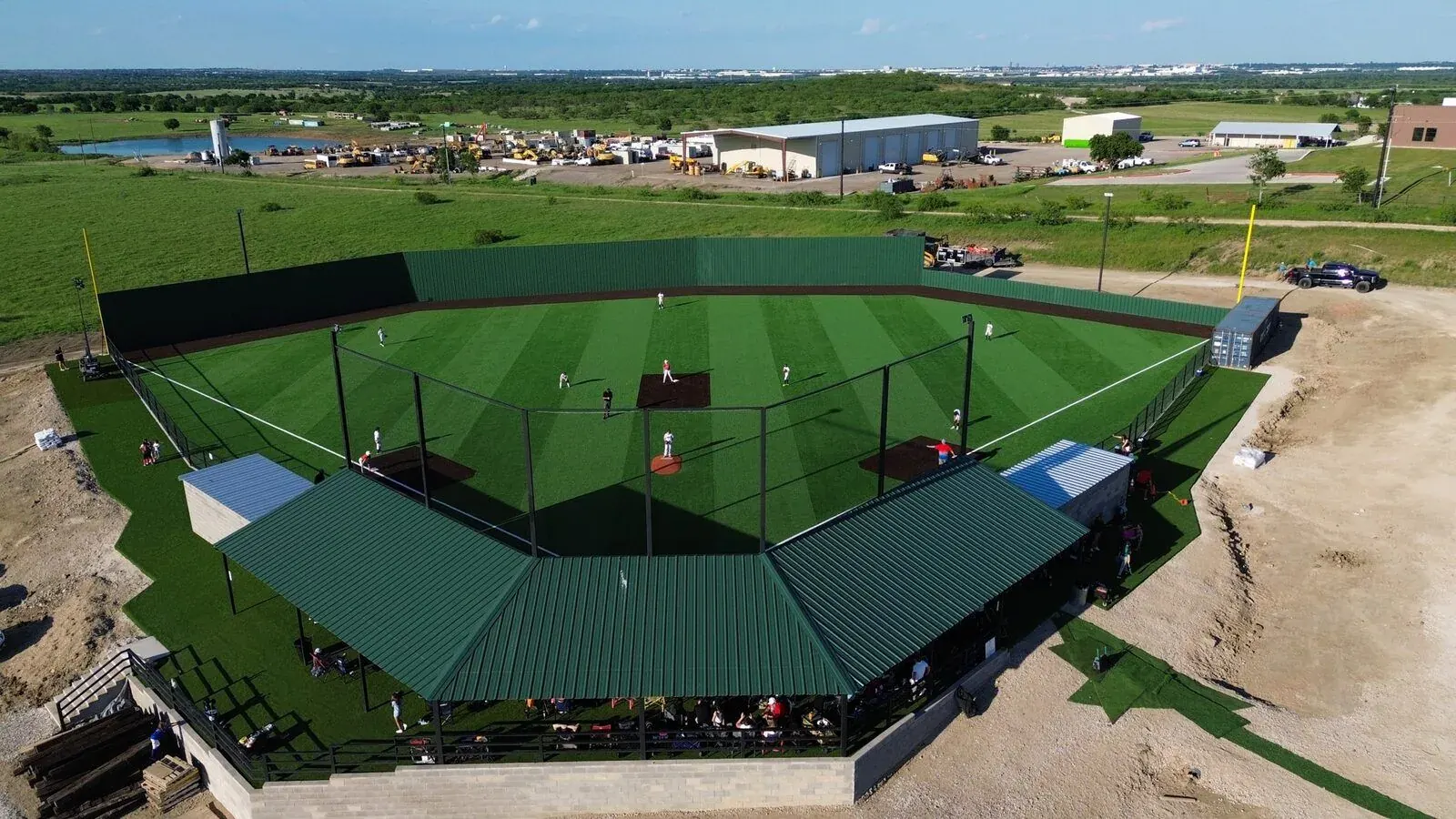 Sports Fields project by Diamond Field Systems